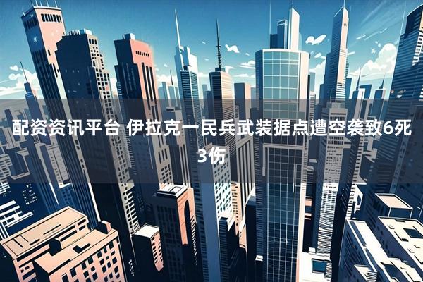 配资资讯平台 伊拉克一民兵武装据点遭空袭致6死3伤