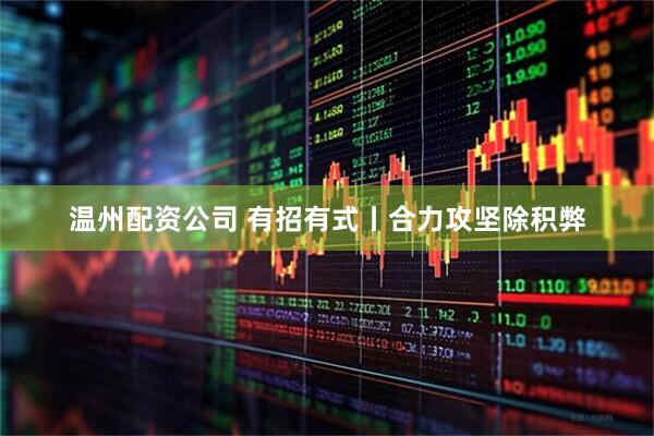 温州配资公司 有招有式丨合力攻坚除积弊